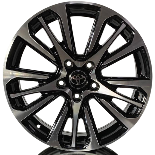Powcan BK-Y0057 7.0X17 4X100 ET40 60.1 Toyota Uyumlu Black Machined Jant