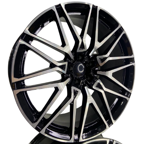 BMW Uyumlu EMR-A342 9.5X21 5X112 ET37 66.6 Black Diamond Jant