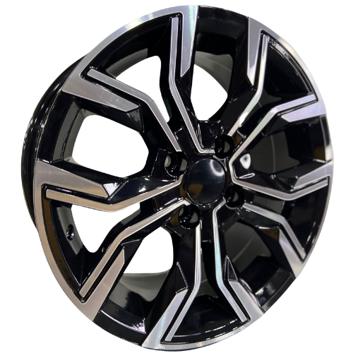 FD-15158 6.5X15 4X100 ET35 67.1 Black Diamond Jant