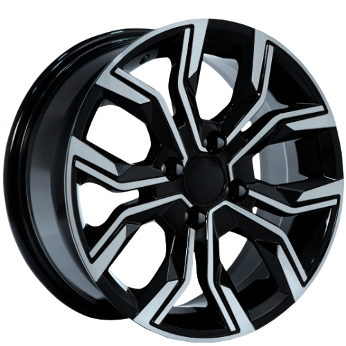 FD-16158 6.5X16 4X100 ET35 67.1 Black Diamond Jant