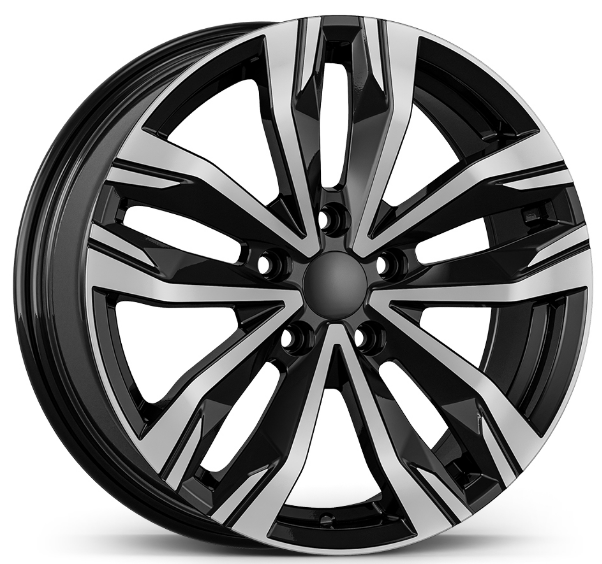 FD-17276 7.0X17 4X100 ET40 67.1 Black Diamond Jant