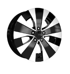 DY-1927 7.0X17 5X112 ET50 66.6 Black Diamond Jant