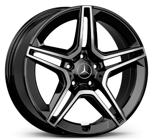 FD-17273 7.5X17 5X112 ET42 66.6 Black Diamond Jant