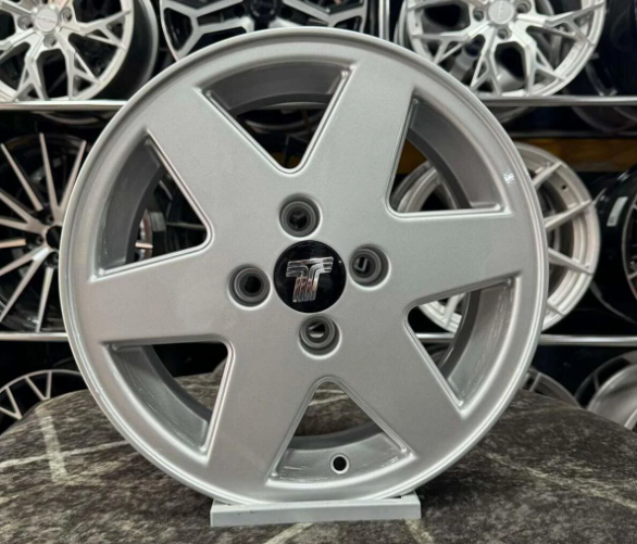FD-14164 6.0X14 4X98 ET35 58.6 Silver Jant