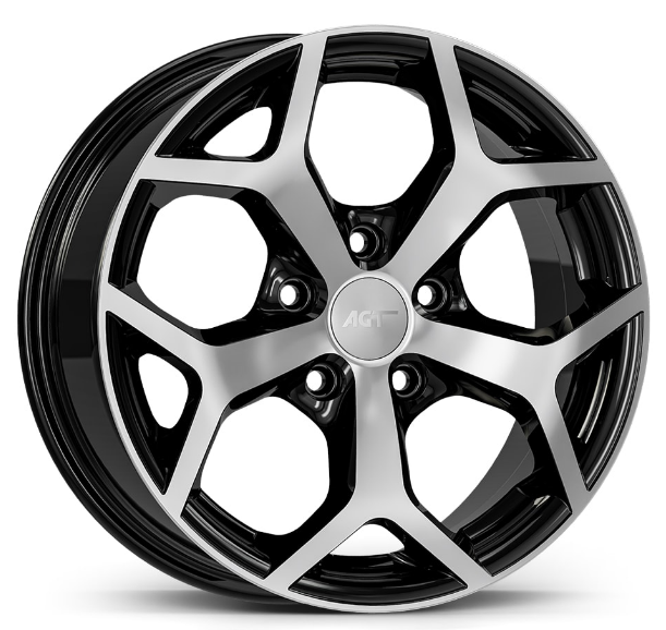 FD-14019 6.0X14 4X108 ET35 67.1 Black Diamond Jant