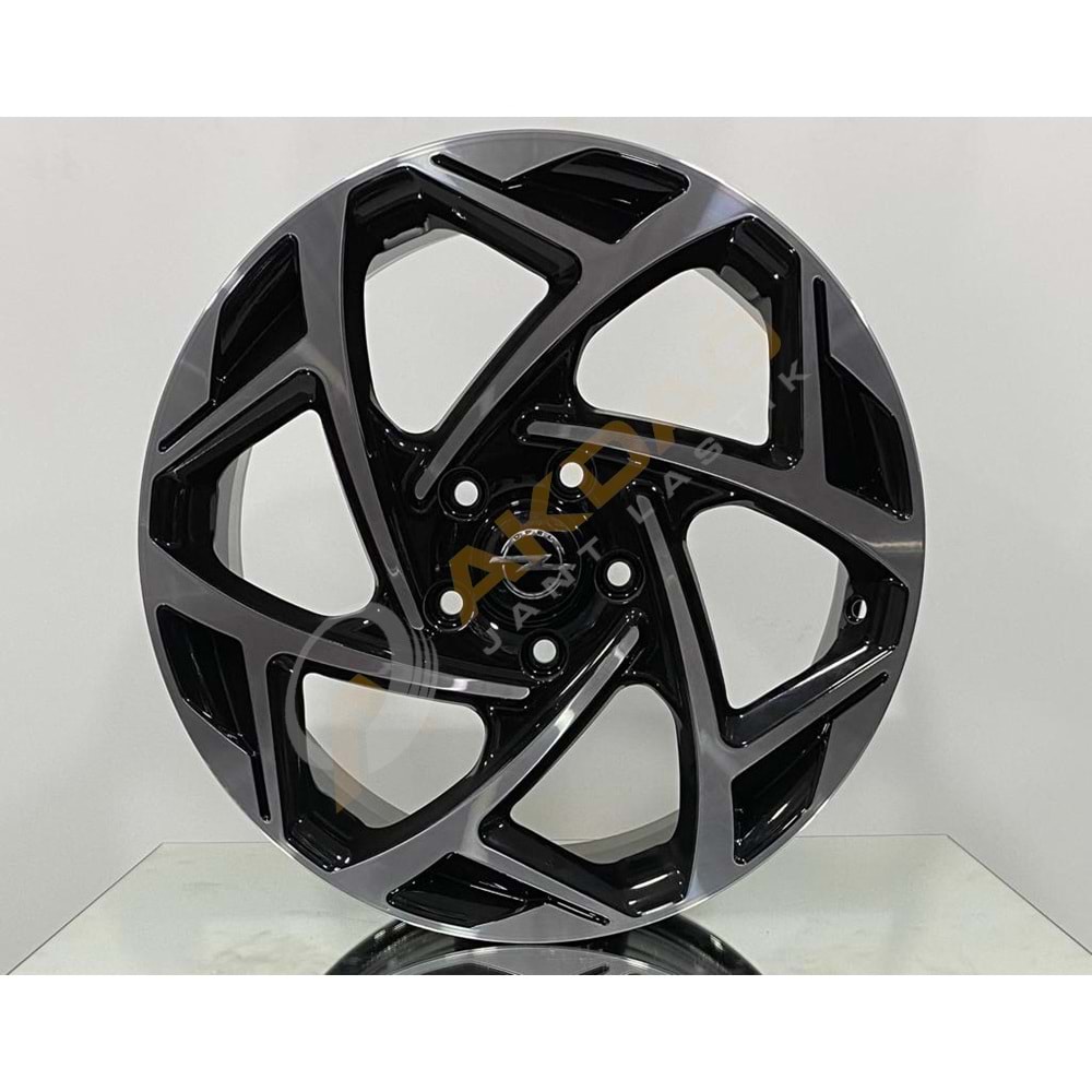 18X8 JANT RC 172 5X120 ET45-67,1 BLACK DIAMOND