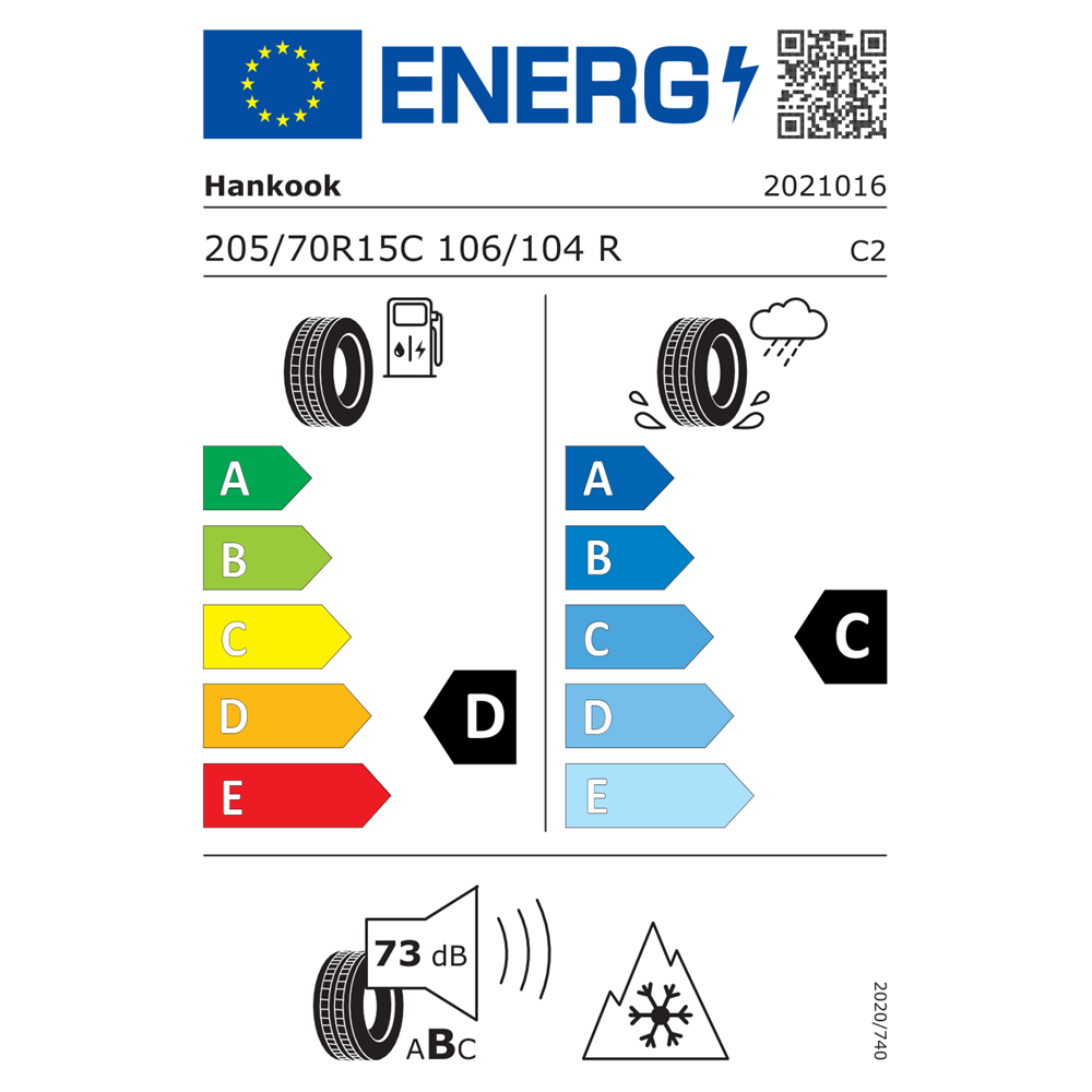 205/70/15C RW12 WİNTER İ*CEPT LV 106/104R 8PR KIŞ HANKOOK