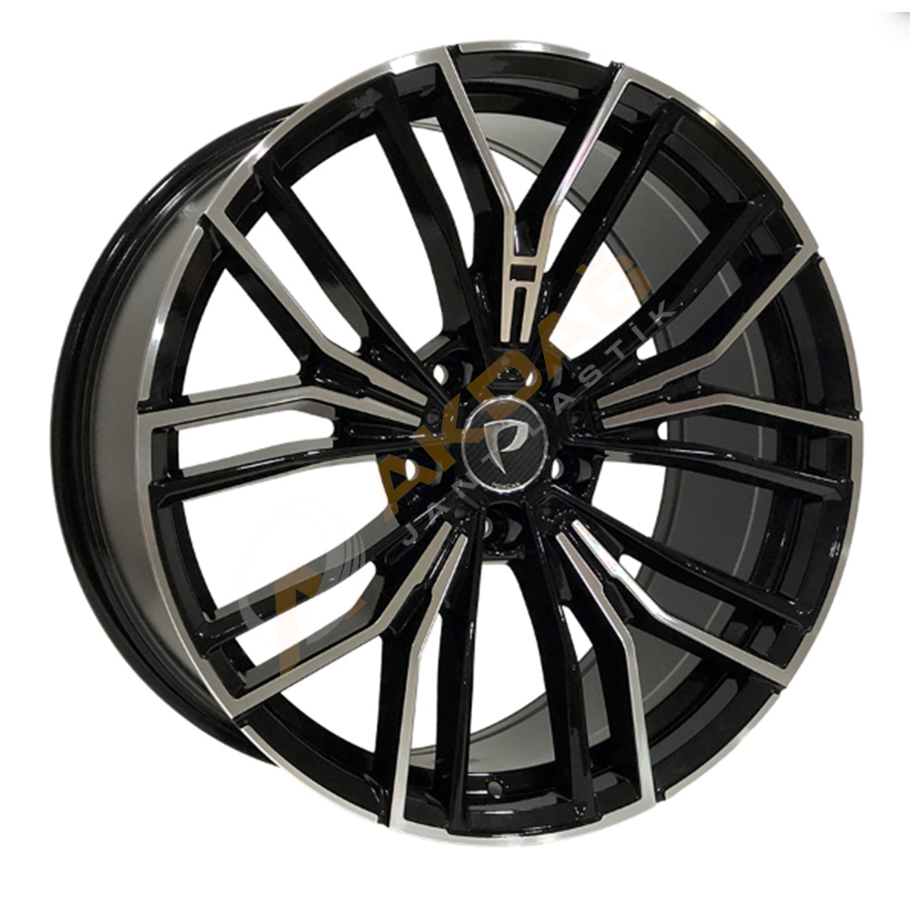 19X9 JANT BK 5964 5X112 ET40 66,6 BLACK MACHİNED