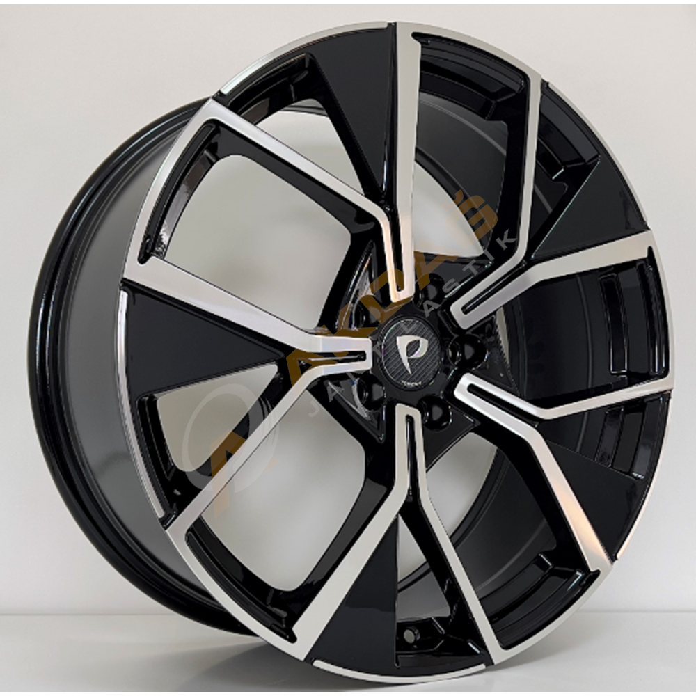 19X8,5 JANT BKY 1196 5X112 ET38-57,1 BLACK MACHINED