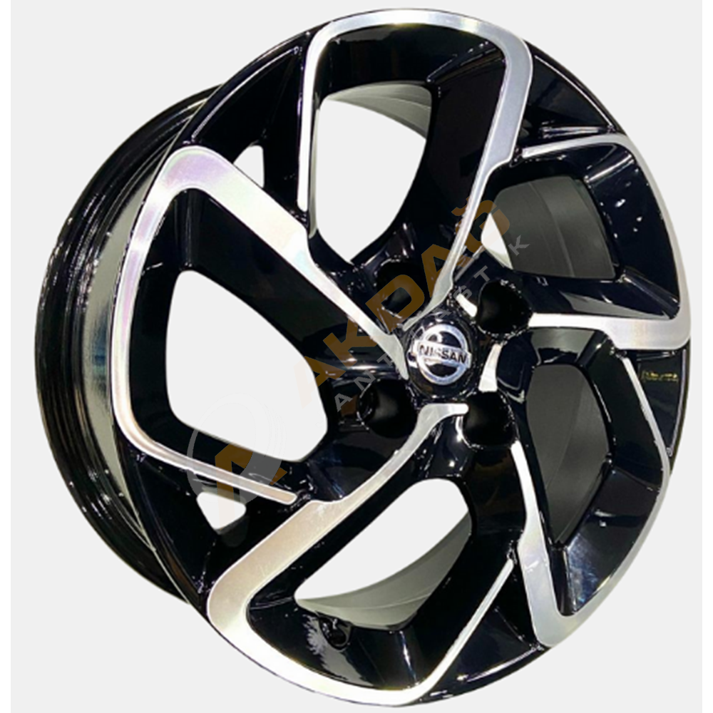 15X6,5 JANT BK 5714 4X108 ET25-65,1 BLACK MACHINED XL