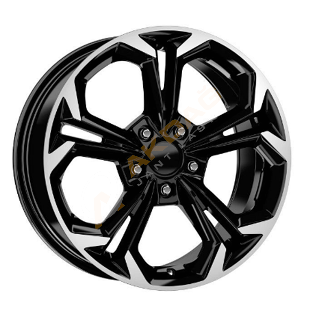 17X7,5 JANT KM 1257 5X114,3 ET40 64,1 BLACK DİAMOND