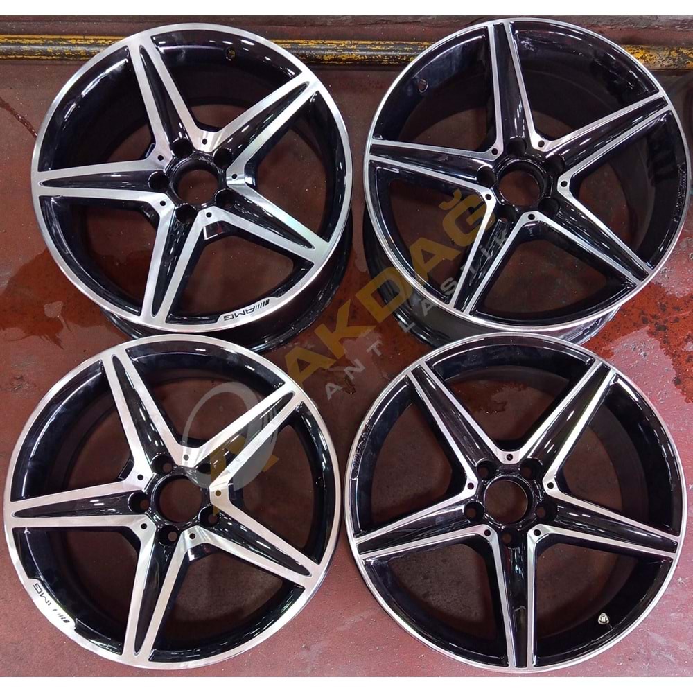 18X8.5-9.5 ÖN-ARKA ÇIKMA JANT 5X112 ET 49 (4ü Çıkma Depo) ÖN ARKA GÖRSEL FARKLI