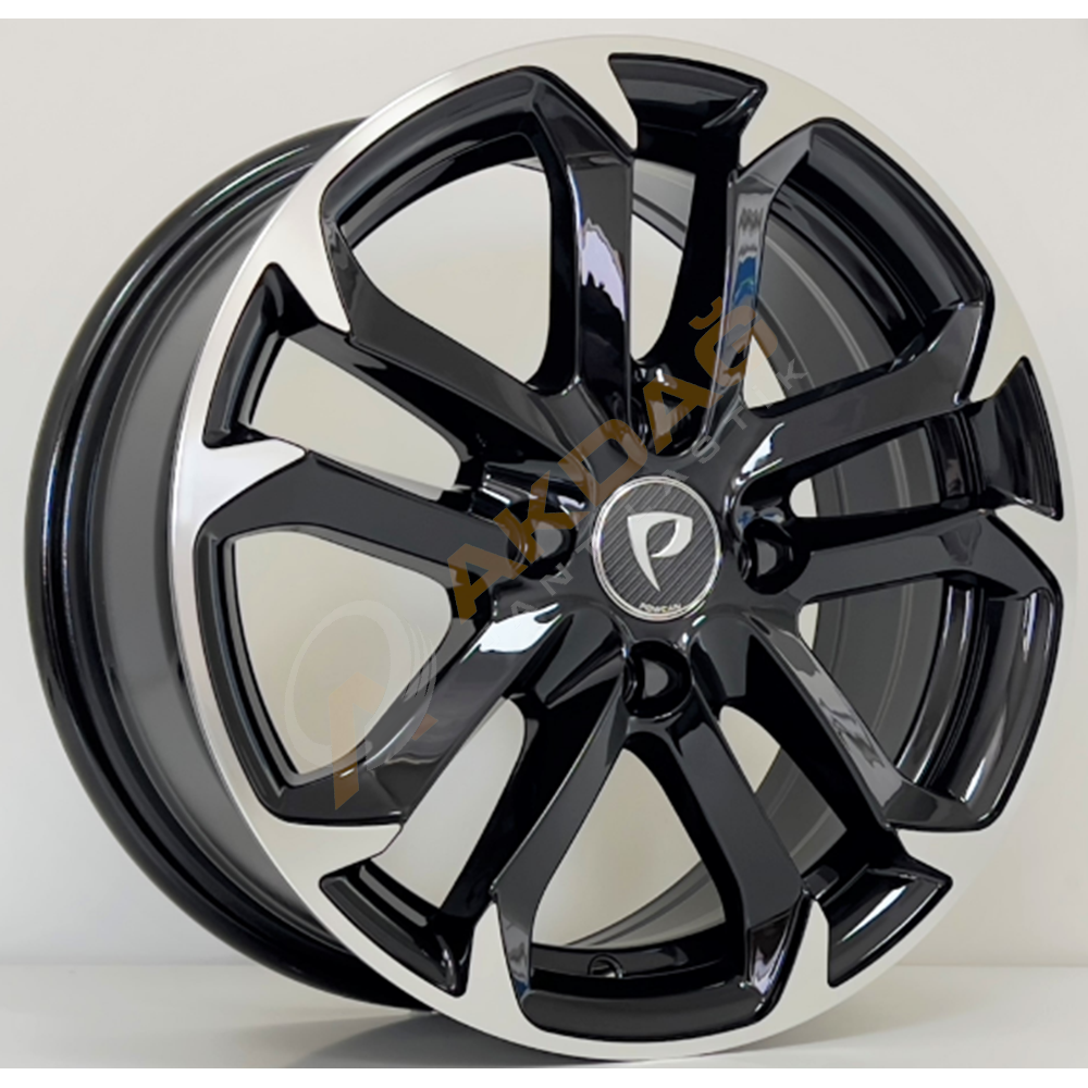 15X6,5 JANT BKY 1292 4X108 ET25-65,1 BLACK DİAMOND