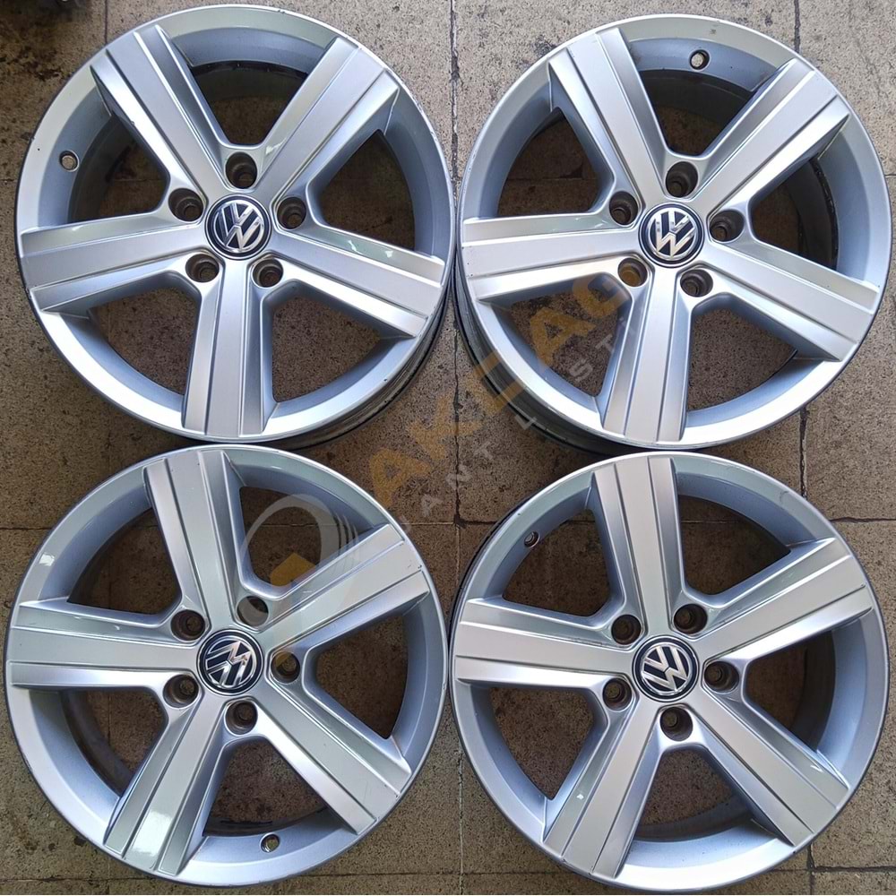 16X6,5 ÇIKMA JANT 5X112 ET 46 OEM VW (4Ü ÇIKMADEPO) KOZMETİK 8/10