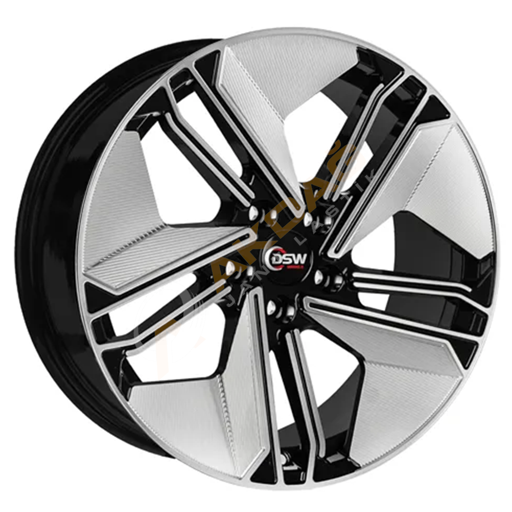 17X7,5 JANT DSW 1207 5X112 ET35 66,5 BLACK DİAMOND MİLLİNG