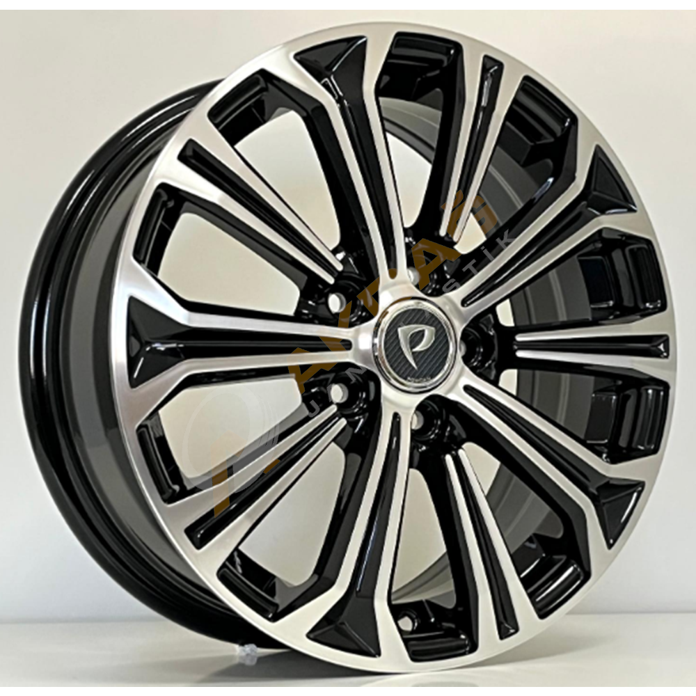 15X6,0 JANT BK 5845 5X100 ET45 54.1 BLACK DİAMOND
