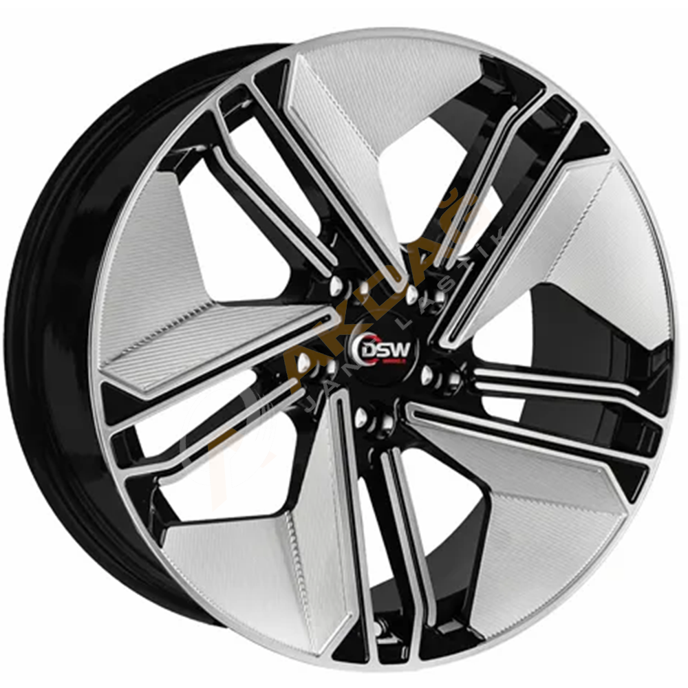 17X7,5 JANT DSW 1207 4X108 ET35 67,1 BLACK DİAMOND MİLLİNG