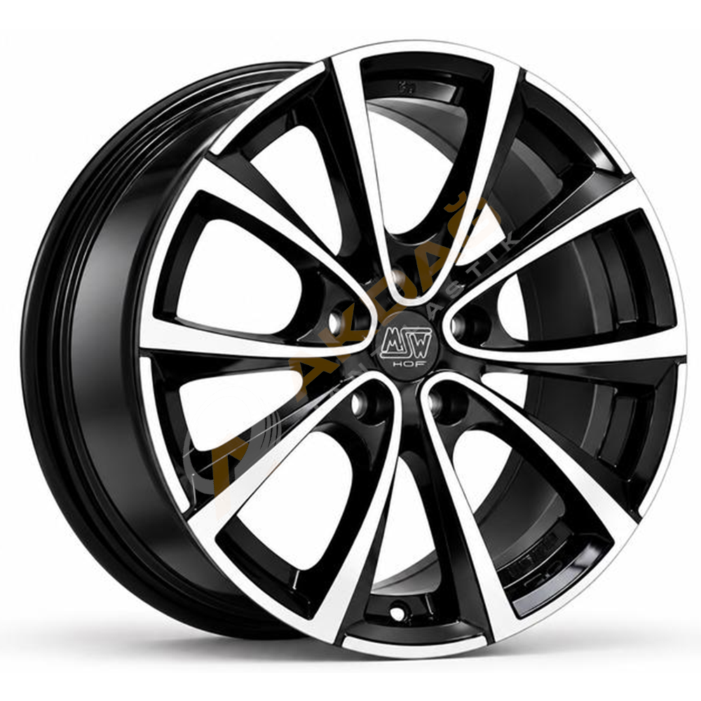 20X9.5 JANT MSW 27T 5X114,3 ET45 64.1 BLACK POLİSH MSW
