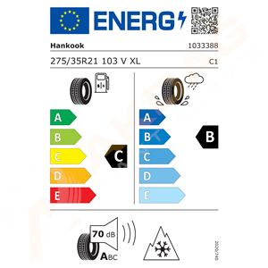275/35/21 103V XL İON WİNTER İ*CEPT SUV SOUND ABSORB KIŞ HANKOOK (TESLA)