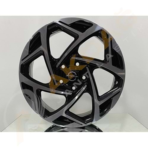 18X8 JANT RC 172 5X120 ET45-67,1 BLACK DIAMOND