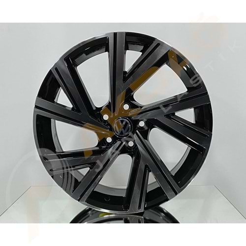 18X8 JANT BK 5805 5X112 ET45-57,1 BLACK MACHINED
