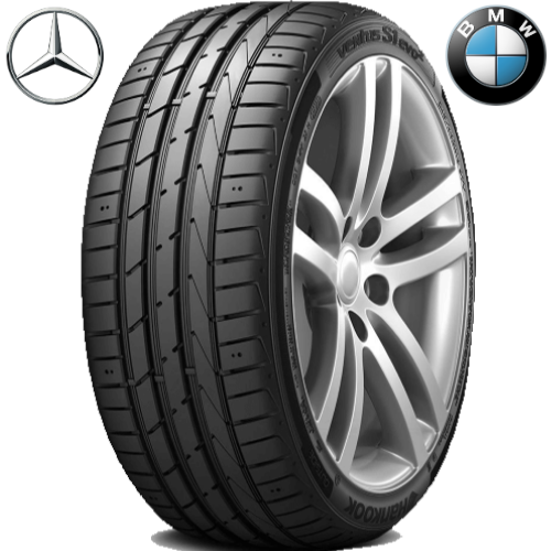 225/50/17 94W K117B Ventus S1 Evo 2 HRS * MOE (RFT) Hankook