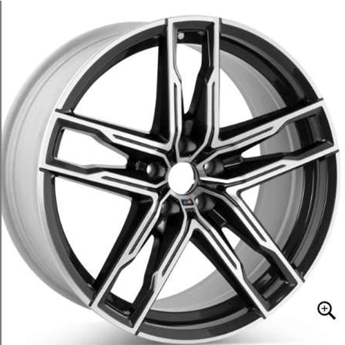 20X8,5 JANT R1W HP 3076 5X112 ET25-66,5 BLACK MACHINED