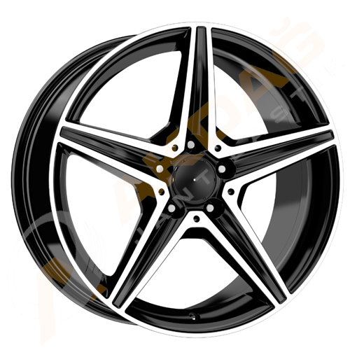 19X8,0 JANT DY 1719 5X112 ET38 66,6 BLACK DIAMOND