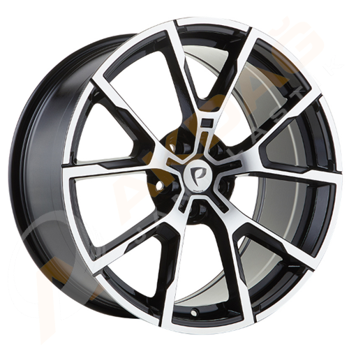 18X9,0 JANT BK 5601 5X112 ET40 66,56 BLACK MACHİNED