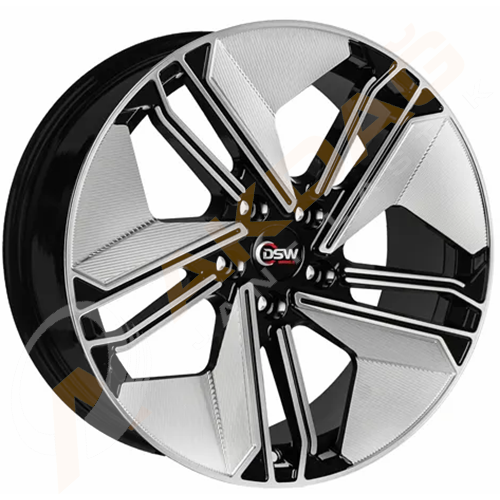 17X7,5 JANT DSW 1207 4X108 ET20 65,1 BLACK DİAMOND MİLLİNG