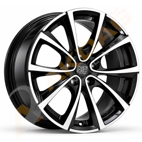 20X9.5 JANT MSW 27T 5X114,3 ET45 64.1 BLACK POLİSH MSW