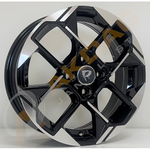 14X5,5 JANT BKY 1184 4X100 ET40-67.1 BLACK DİAMOND