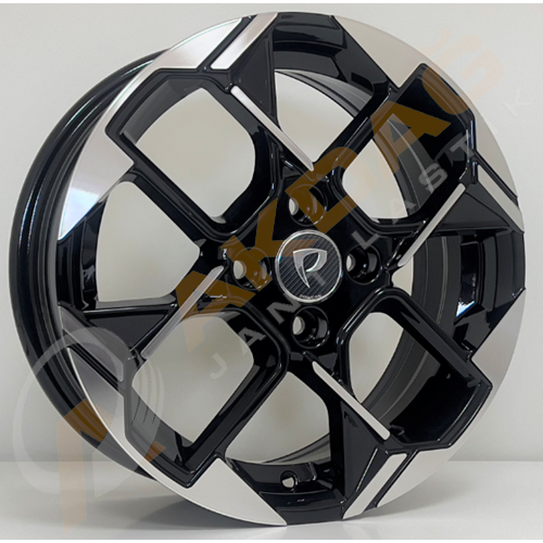 15X6 JANT BKY 1184 4X100 ET45-67.1 BLACK DİAMOND