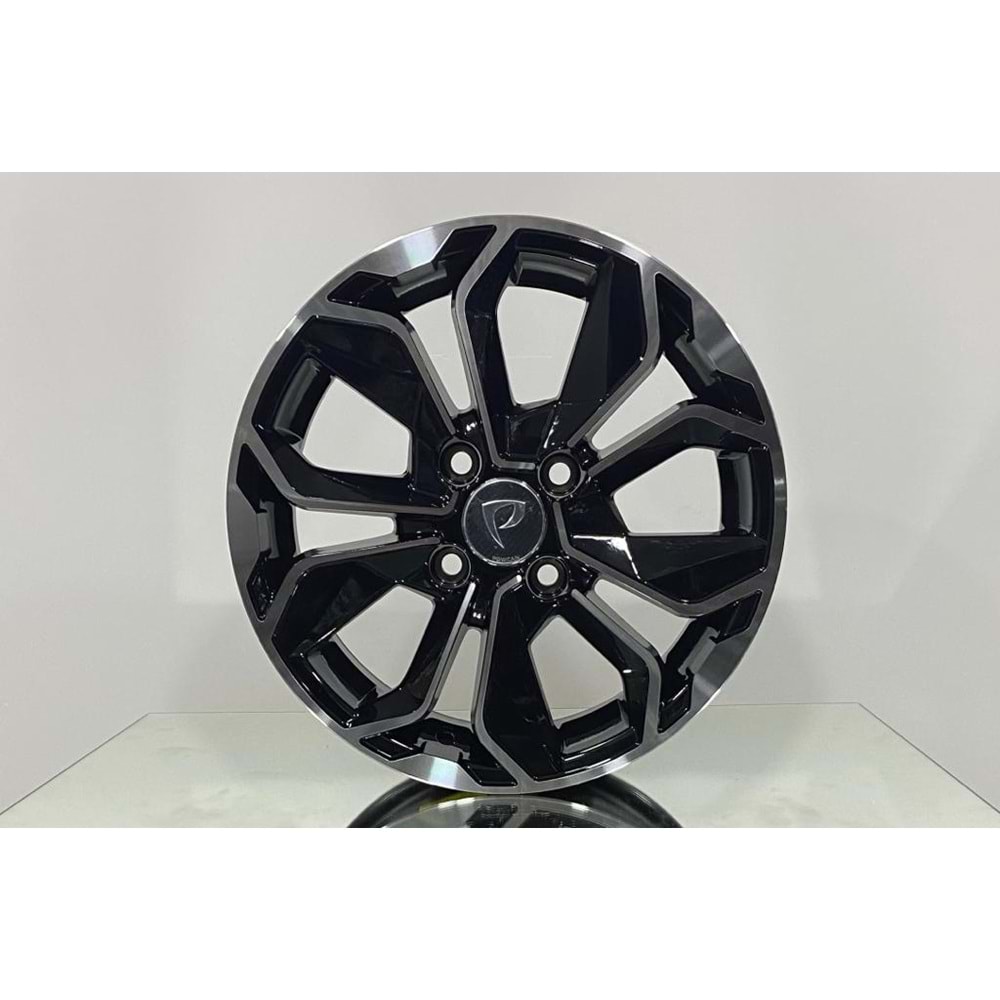 16X6.5 JANT BK 5296 4X100 ET35 60,1 BLACK MACHİNED
