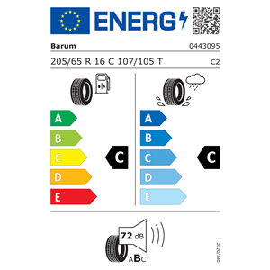 205/65/16C VANİS 3 107/105T 8PR BARUM