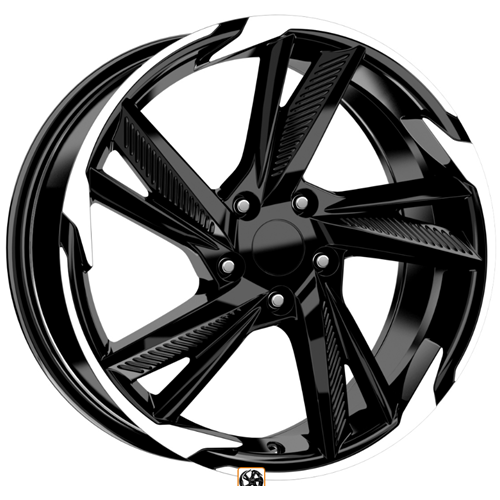18X8,0 JANT DY 1208 5X108 ET45 67,1 BLACK DİAMOND